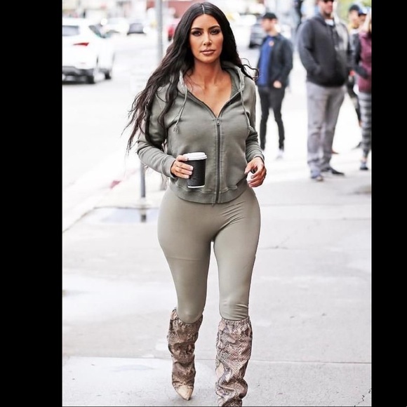 snakeskin yeezy boots